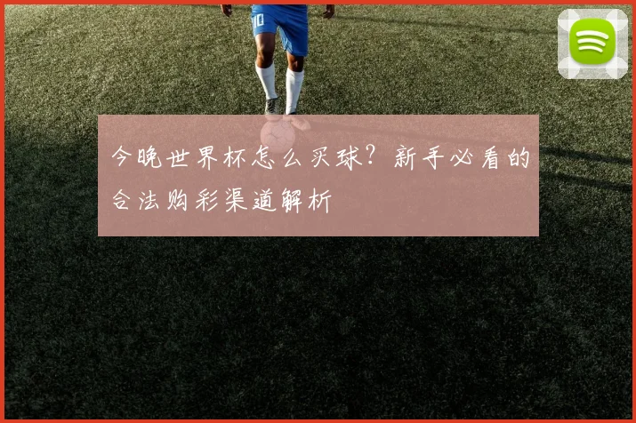今晚世界杯怎么买球？新手必看的合法购彩渠道解析